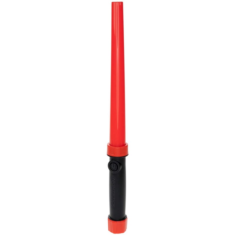 Nightstick NSP-1632 Traffic Wand-Red Lens/Black Handle-3 AAA Batteries, Multicolor